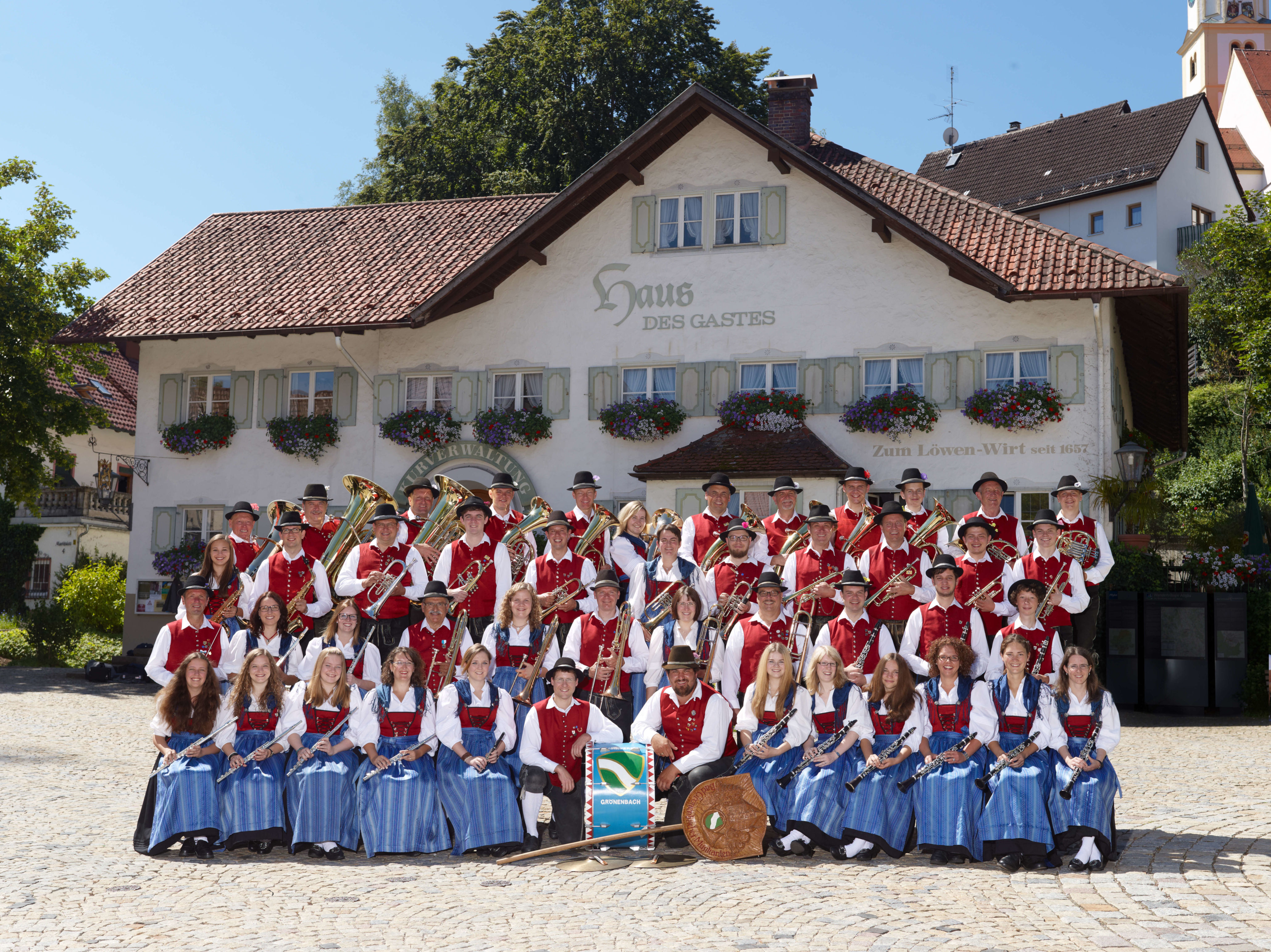 Vereinsfoto der Bad Grönenbacher Musikanten